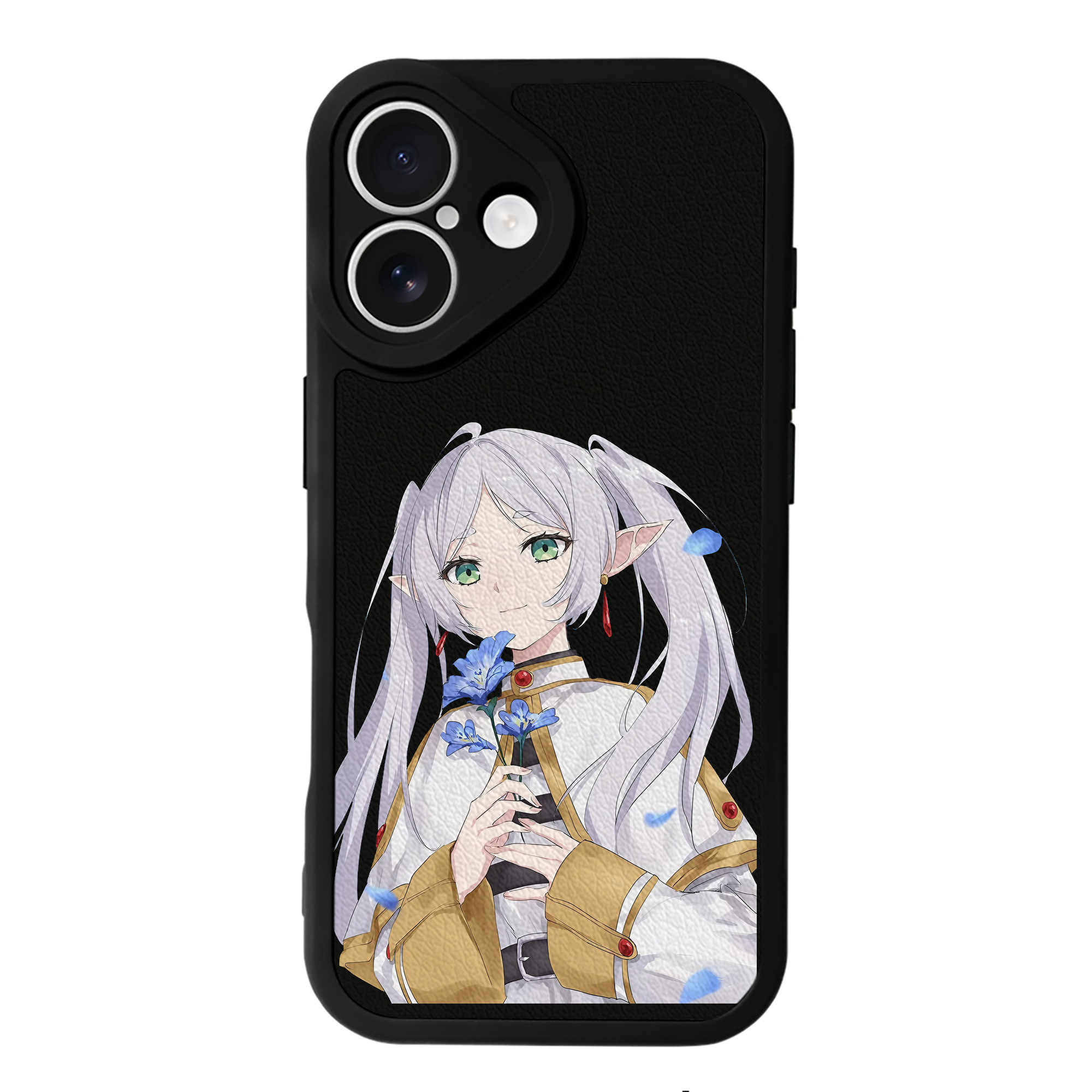 （画像用） 葬送のフリーレン Frieren 【iPhone 16シリーズ対応】シリコンスマホケース（レザー調） 材質：シリコン